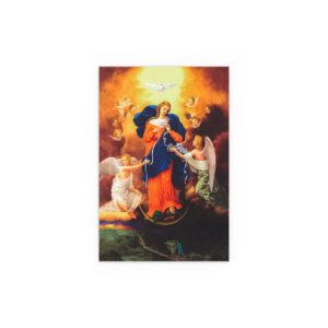 Mary Undoer of Knots #SilkPoster Wall Art Rosary.Team