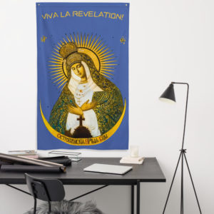 Viva La Revelation! #Ostrobramska Mother of Mercy #Flag Flags Rosary.Team