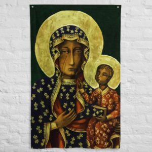 Our Lady of Czestochowa #Flag vertical Flags Rosary.Team