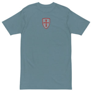 St George Shield – Men’s premium heavyweight #tee #embroidered Apparel Rosary.Team
