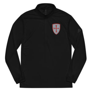 St George Shield – Quarter zip #pullover Apparel Rosary.Team