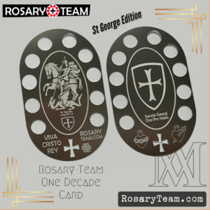 RosaryTeam One Decade Cart – St George Edition Holy Rosary Rosary.Team