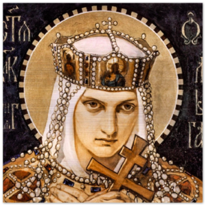 Saint Olga of Kiev ✠ Brushed #Aluminum #MetallicIcon #AluminumPrint