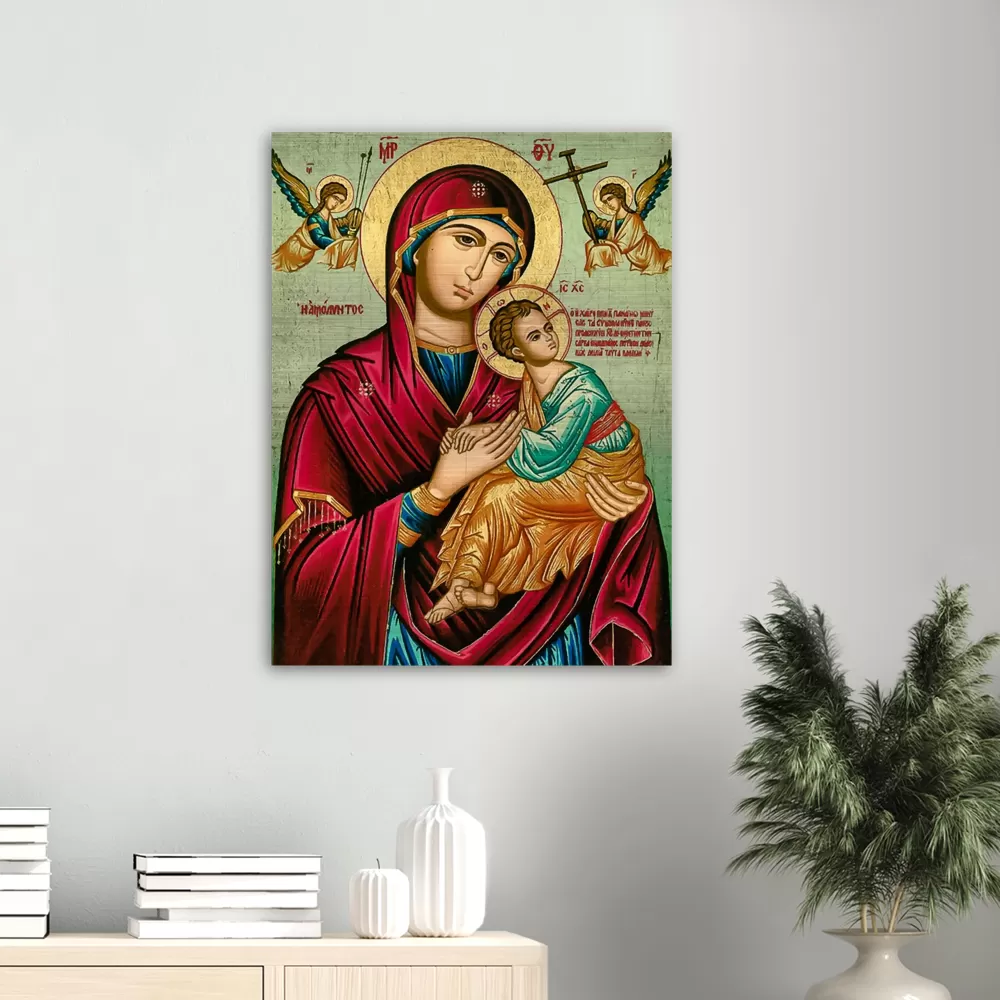 Our Lady of Perpetual Help ✠ Brushed #Aluminum #MetallicIcon #AluminumPrint