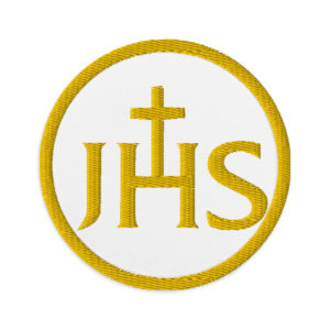 Christogram IHS ✠ Embroidered #patches Patches Rosary.Team