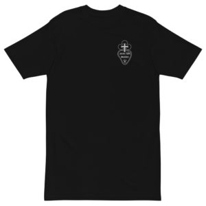 Passionist embroidered – premium heavyweight tee Apparel Rosary.Team