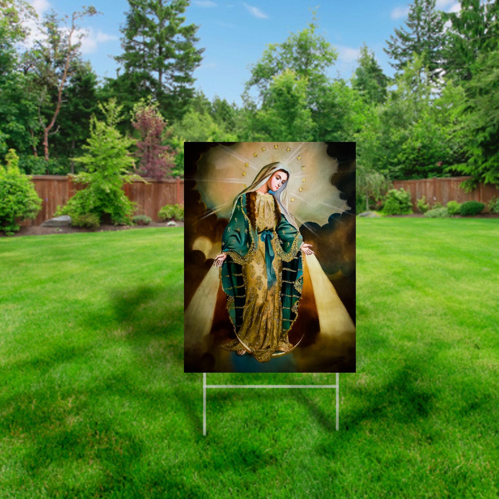 Our Lady Miraculous medal – Yard Sign