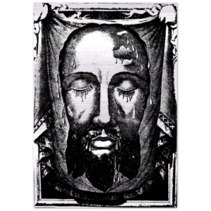 Devotion to the Holy Face of Jesus ✠ Brushed #Aluminum #MetallicIcon #AluminumPrint