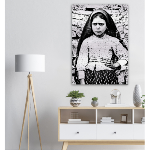 St. Jacinta Marto ✠ Brushed #Aluminum #MetallicIcon #AluminumPrint