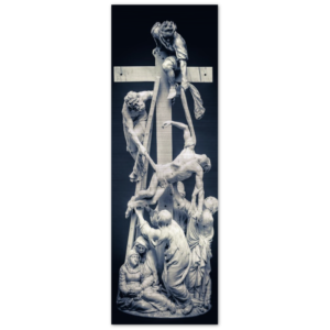 Descent from the Cross 1653 ✠ Brushed #Aluminum #MetallicIcon #AluminumPrint