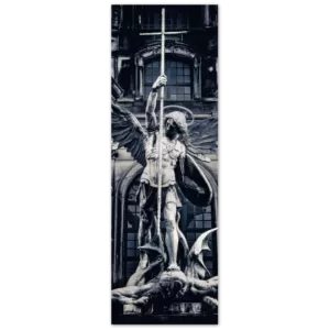 St Michael ✠ Brushed #Aluminum #MetallicIcon #AluminumPrint