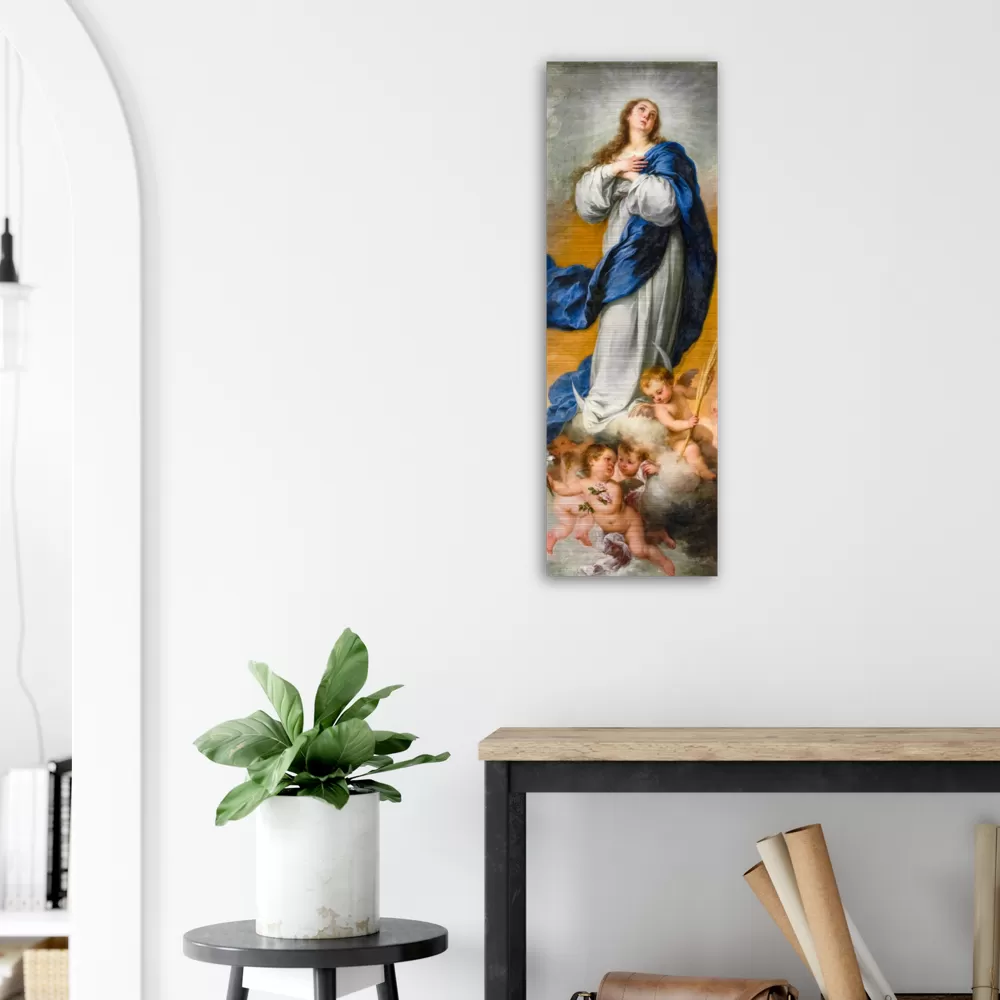 The Immaculate Conception ✠ Brushed #Aluminum #MetallicIcon #AluminumPrint