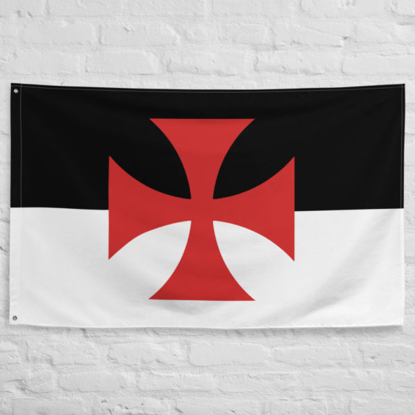 Knights Templar ✠ horizontal #Flag