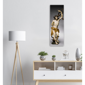 Saint Sebastian ✠ Brushed #Aluminum #MetallicIcon #AluminumPrint