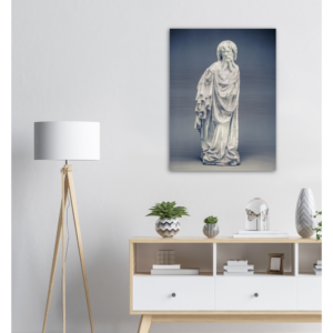John the Baptist ✠ Brushed #Aluminum #AluminumPrint Brushed Aluminum Icons Rosary.Team