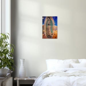 Queen of Heaven in the Carina Nebula - Brushed #Aluminum #MetallicIcon