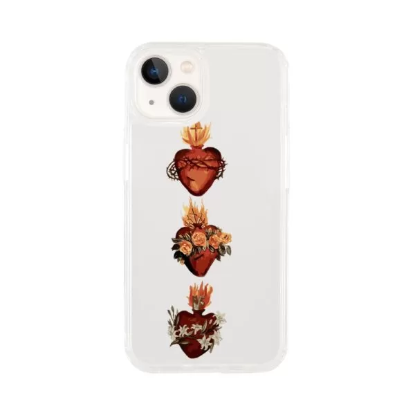 Three Hearts #JMJ Clear #iPhone Phone case