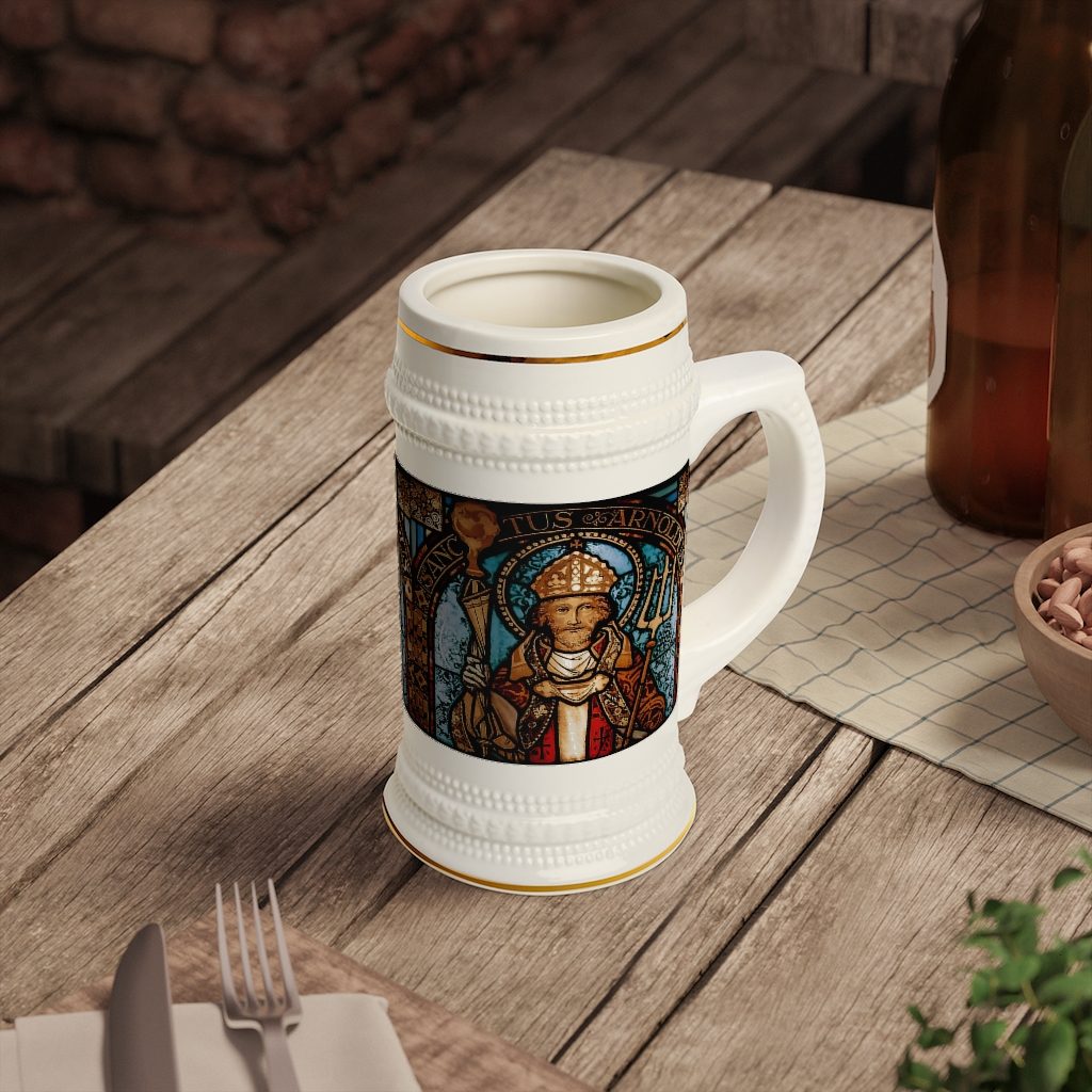 St. Arnulf of Soissons – Beer Stein Mug