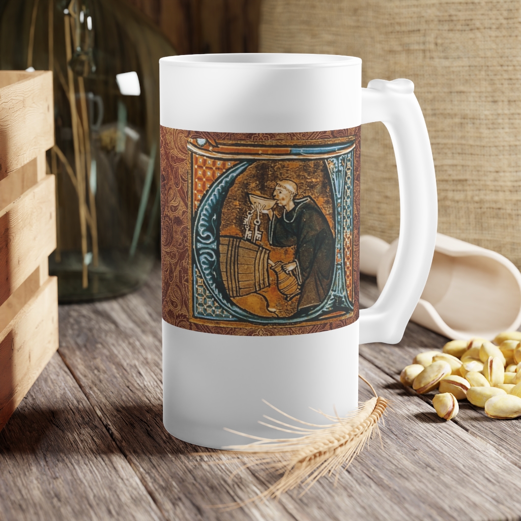 Medieval Glory – Frosted Glass Beer Mug