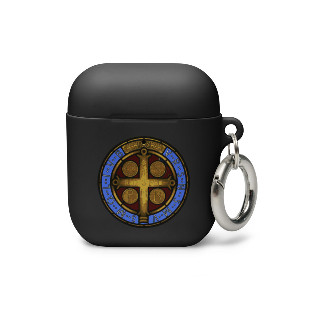 Cross of Saint Benedict AirPods case