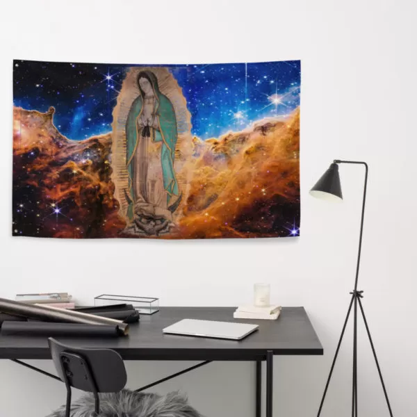 Queen of Heaven in the Carina Nebula  #Flag