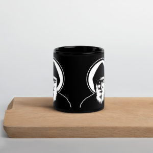 St Charbel Black Glossy Mug