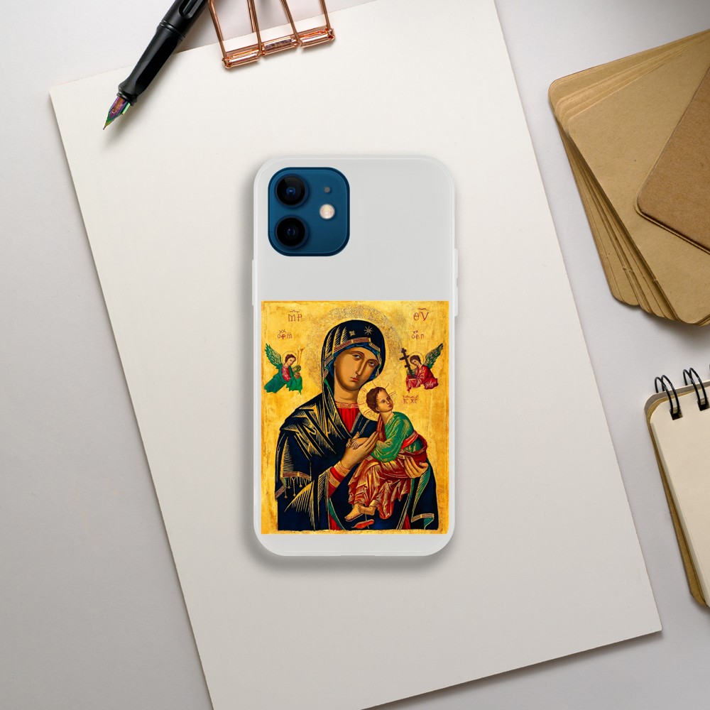 Our Lady of Perpetual Succour #Phone Flexi case Accessories Rosary.Team