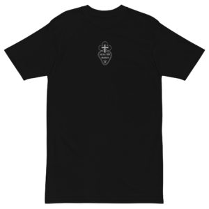 Passionist embroidered center premium heavyweight tee Apparel Rosary.Team