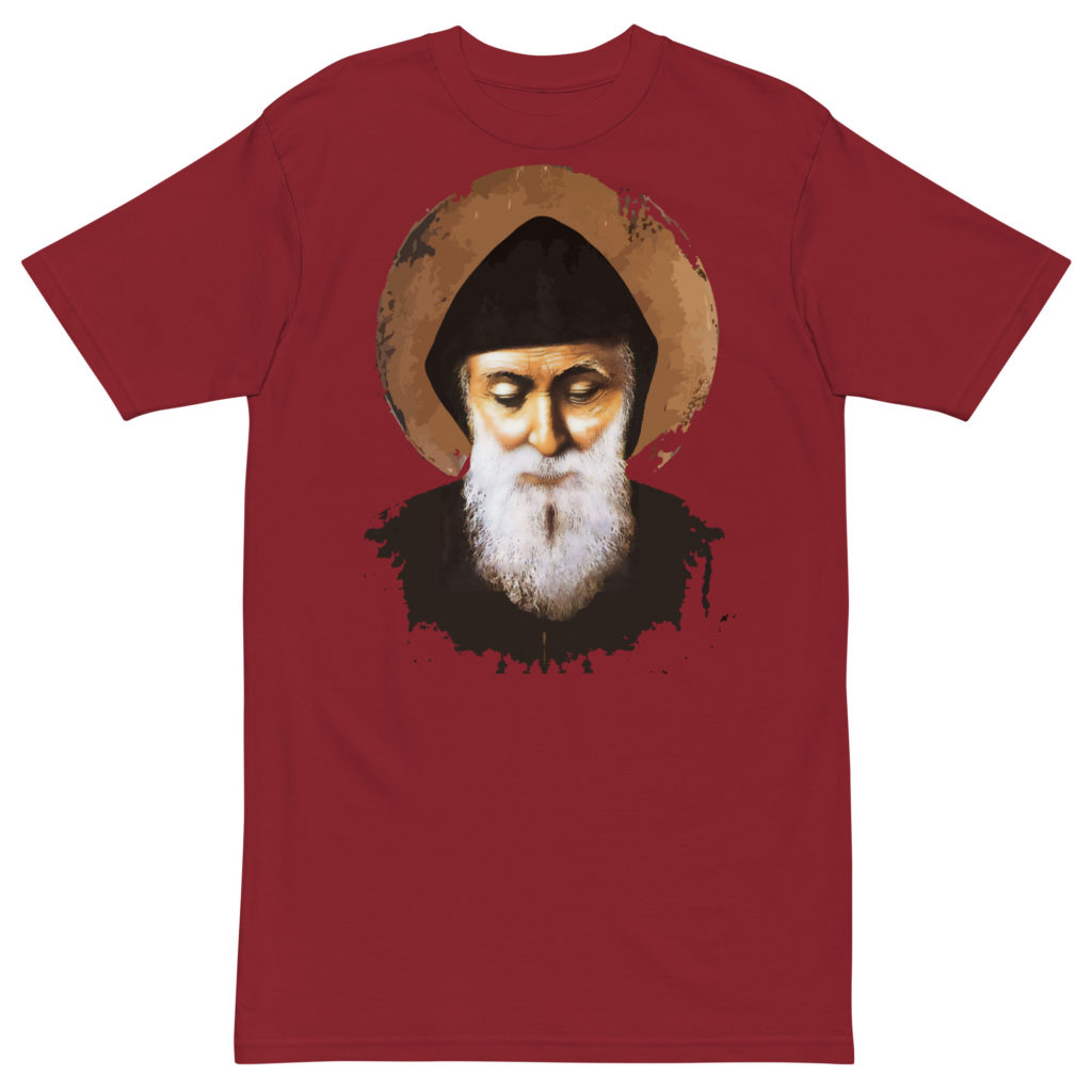 Saint Charbel – premium heavyweight tee