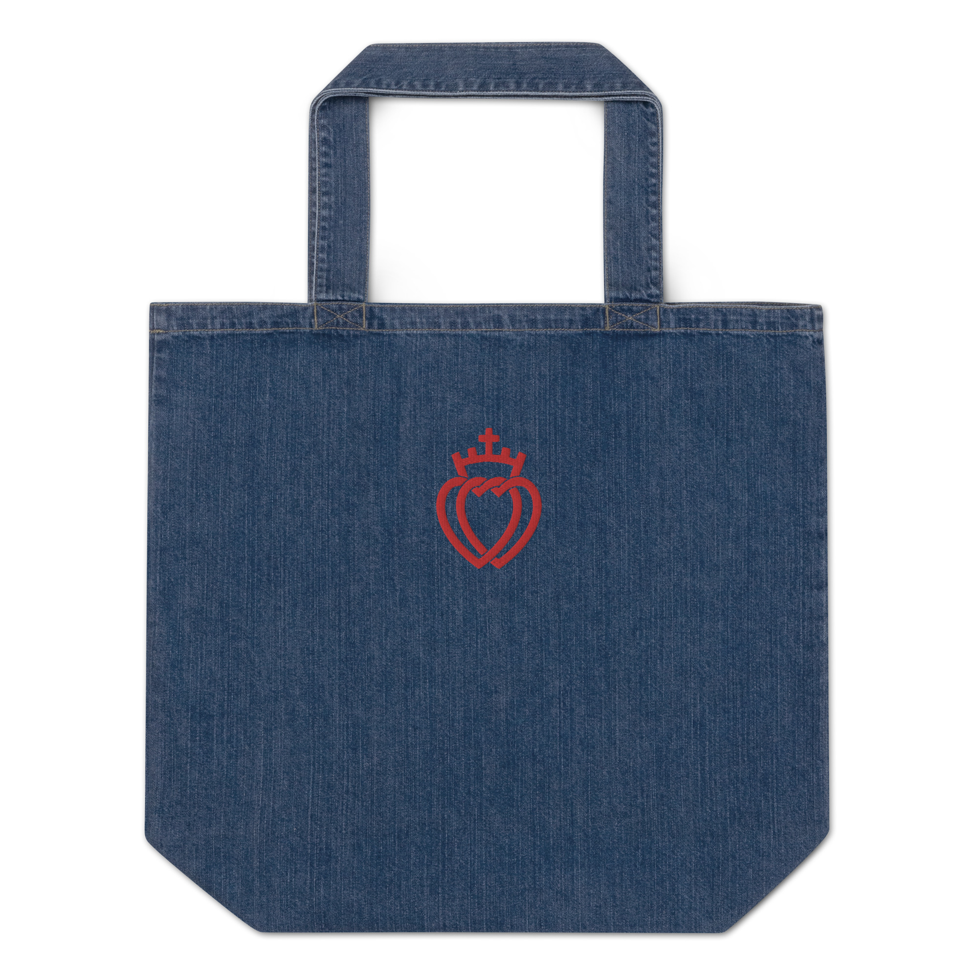Sacred Heart of Vendee – Organic denim tote bag