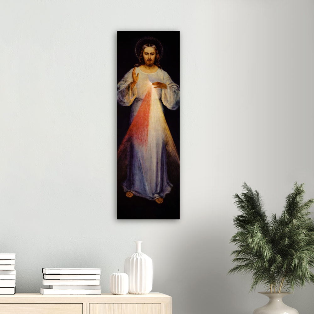 Jesus Christ as the Divine Mercy by Eugeniusz Kazimirowski – Wood Prints