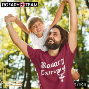Rosary Extremist premium heavyweight tee Apparel Rosary.Team