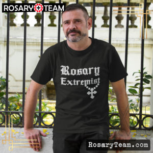 Rosary Extremist #Basic Short-Sleeve T-Shirt Apparel Rosary.Team