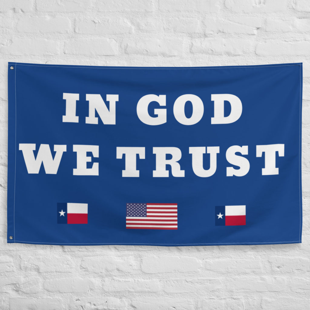 IN GOD WE TRUST #Texas Flag Donate it to your School District