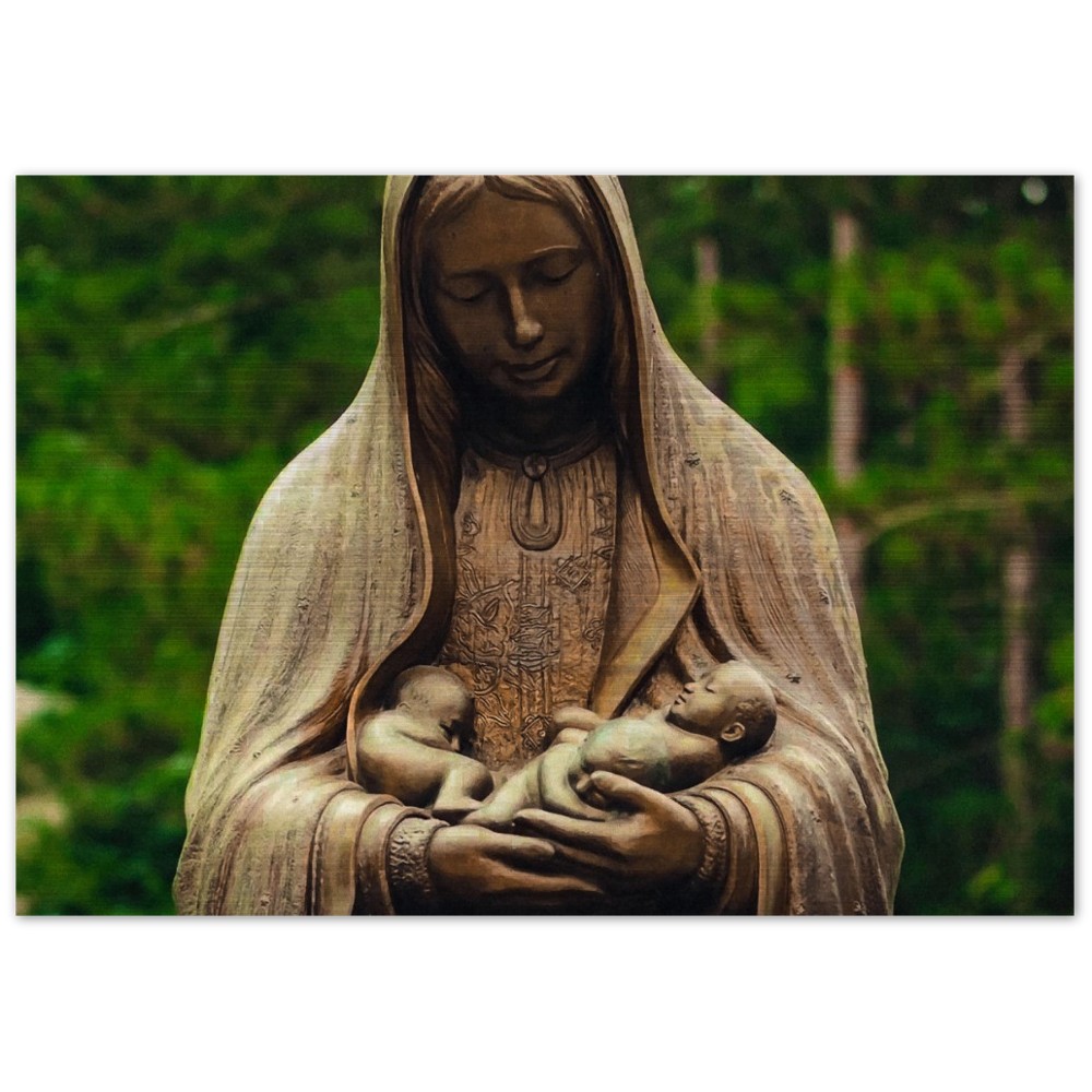 Virgin of Guadalupe, Patroness of unborn children - Brushed Aluminum Print