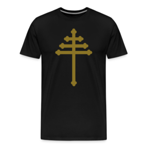 Maronite Cross #Golden Premium T-Shirt