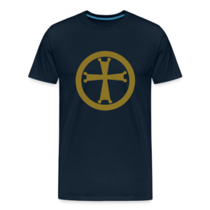 Maronite Rabbula Cross #Golden Premium T-Shirt