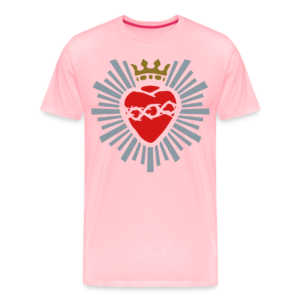 Sacred Heart #Metallic T-Shirt