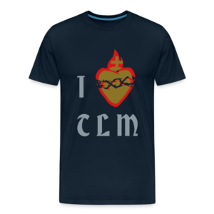 I love Traditional Latin Mass #metallic Premium T-Shirt