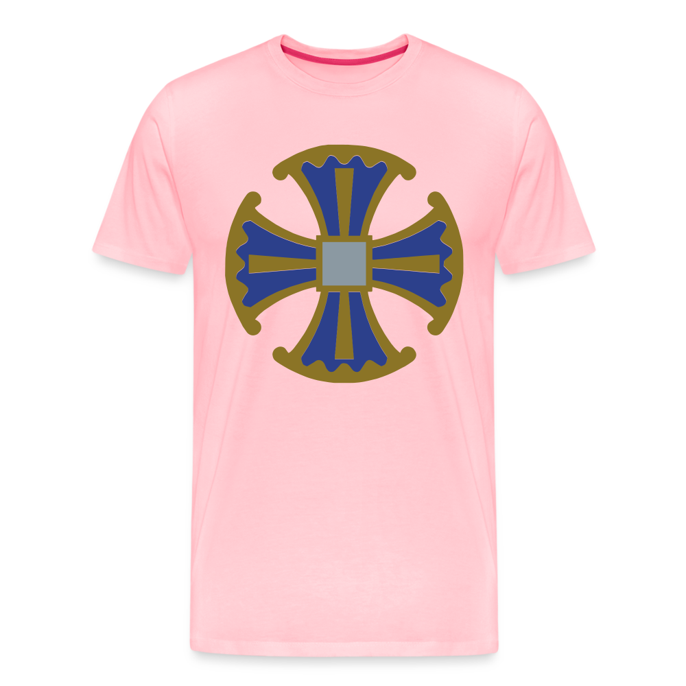 Canterbury Cross #Metallic Premium T-Shirt