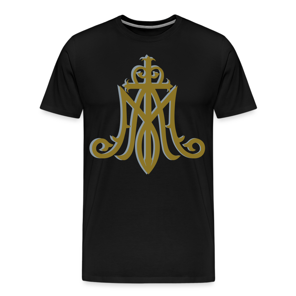 Marian Symbol #Gold Premium T-Shirt