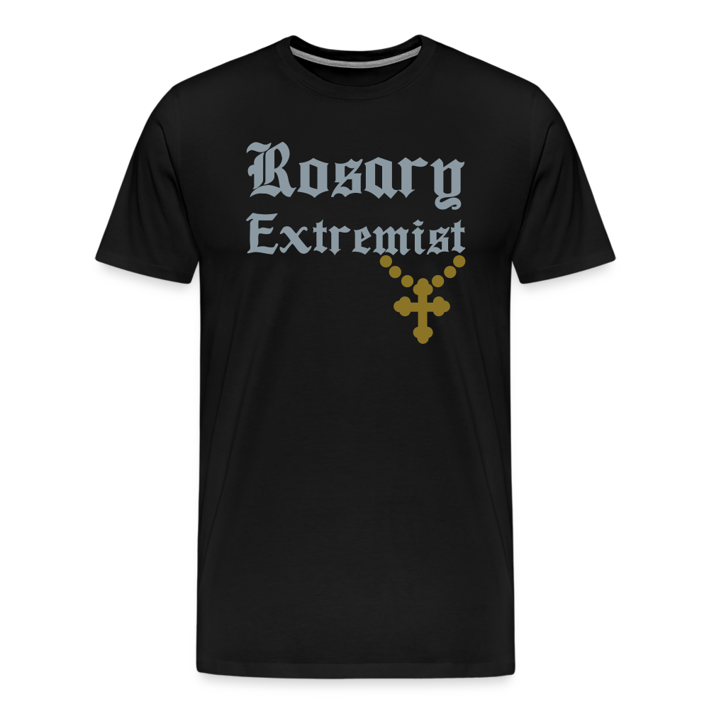 Holy Rosary Extremist #metallic #golden #silver Premium T-Shirt
