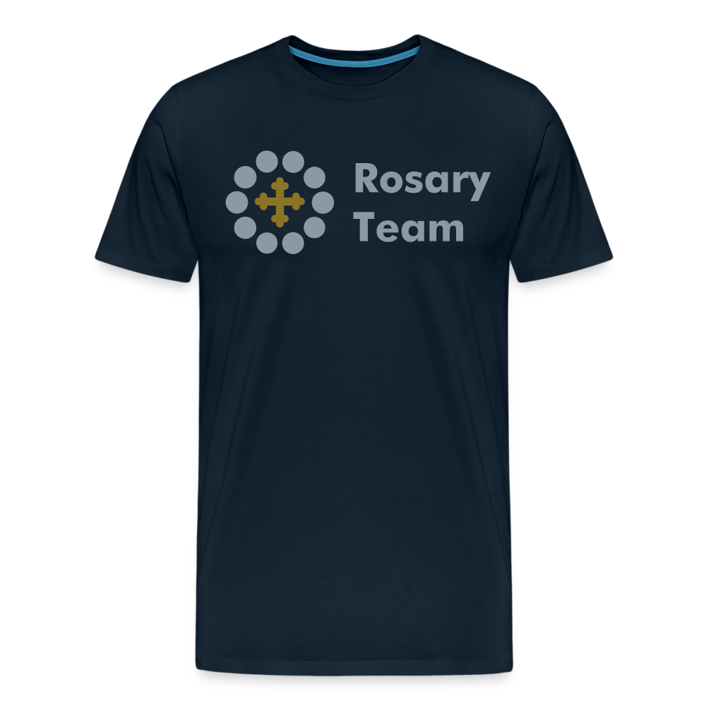 Rosary Team #Metallic Premium T-Shirt Apparel Rosary.Team