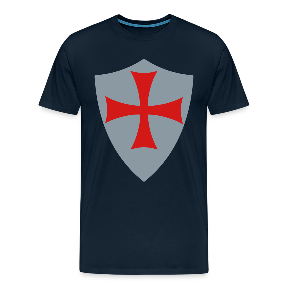 Templar Shield #Silver Premium T-Shirt