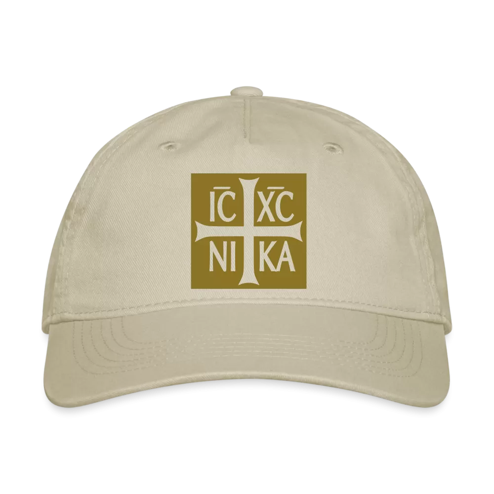 IC XC NIKA #Gold Organic Baseball Cap