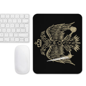 Double-headed eagle Mouse pad Accessories Rosary.Team