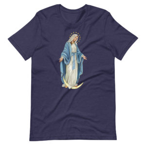 Our Lady of Grace Unisex t-shirt Apparel Rosary.Team