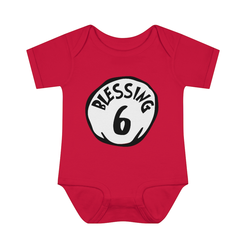 Blessing 6 – Infant Baby Rib Bodysuit – Count your Blessings