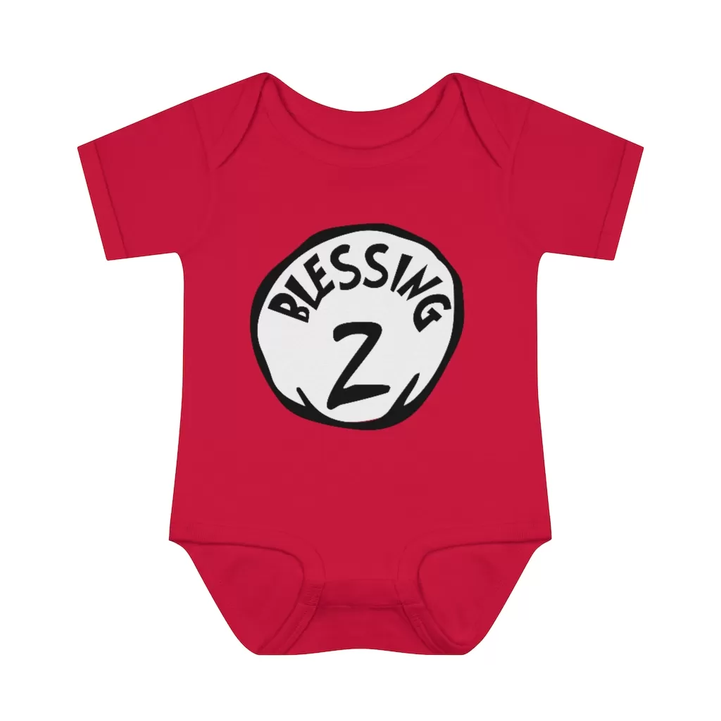 Blessing 2 - Infant Baby Rib Bodysuit - Count your Blessings