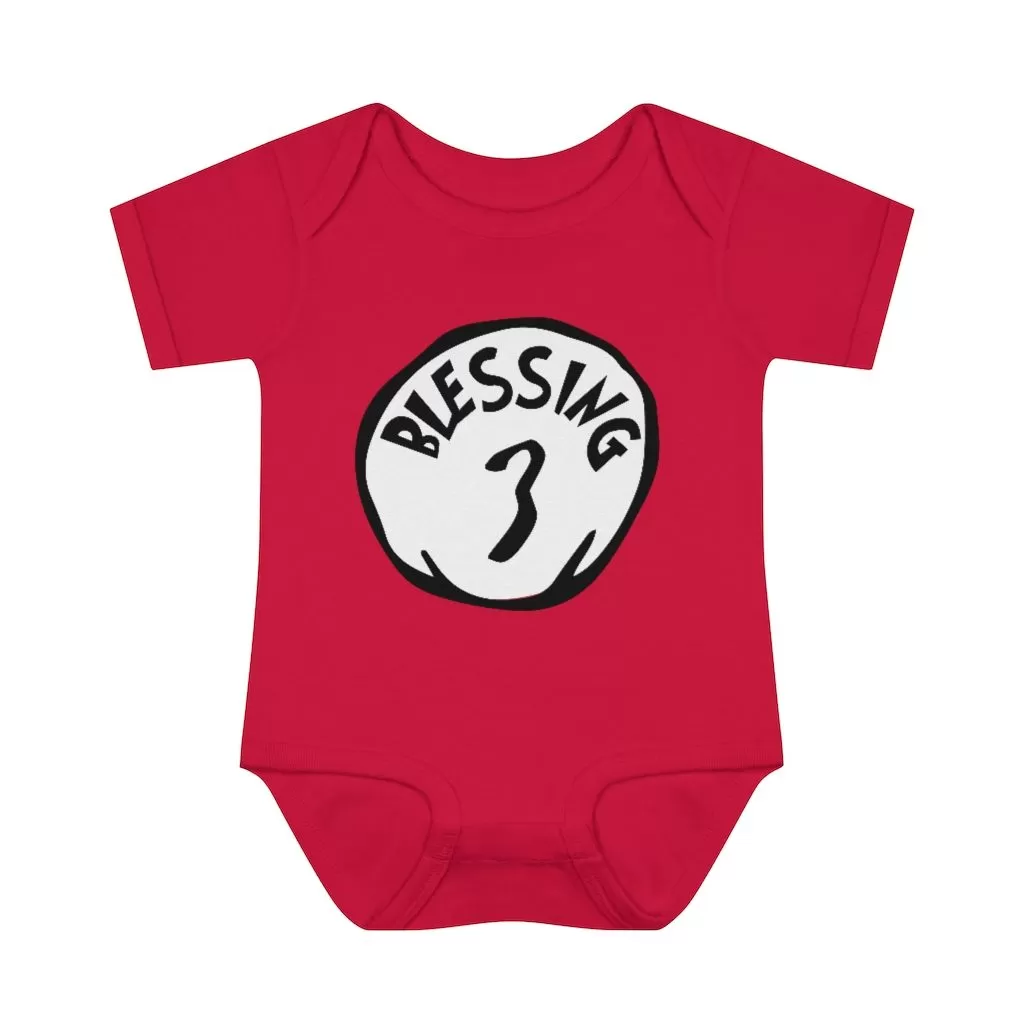 Blessing 3 – Infant Baby Rib Bodysuit – Count your Blessings